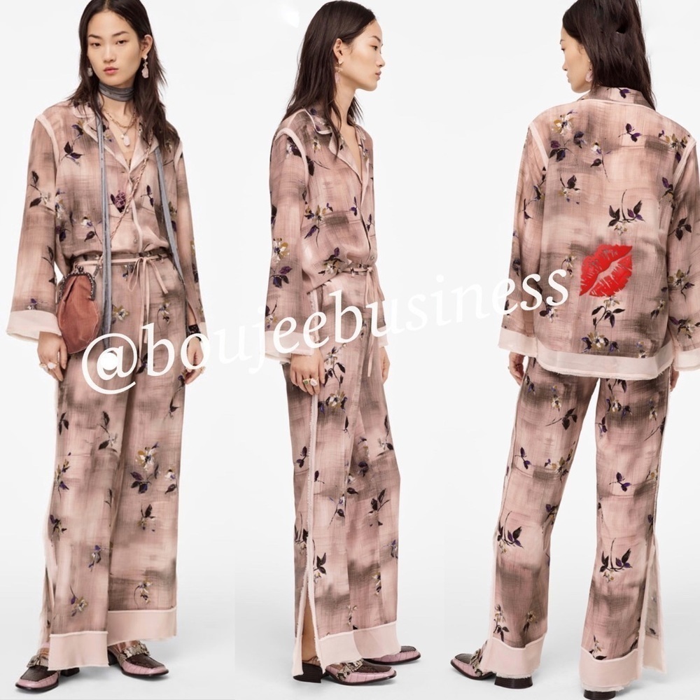 ZARA Limited Edition Printed Pants